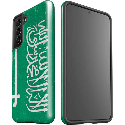 Saudi Arabia Flag Distressed Galaxy S21 5G Pro Case